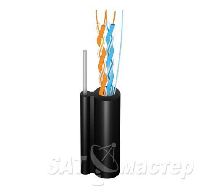 Ethernet кабель FinMark UTP 2P 24AWG наружный самонесущий