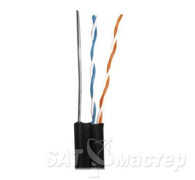Ethernet кабель FinMark UTP 2P 24AWG наружный самонесущий