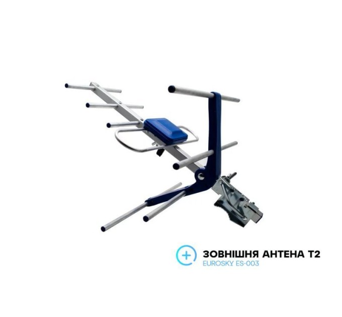 Комплект T2 World Vision T644M2 FM, Антенна Eurosky 003, 10м кабеля и штекеры