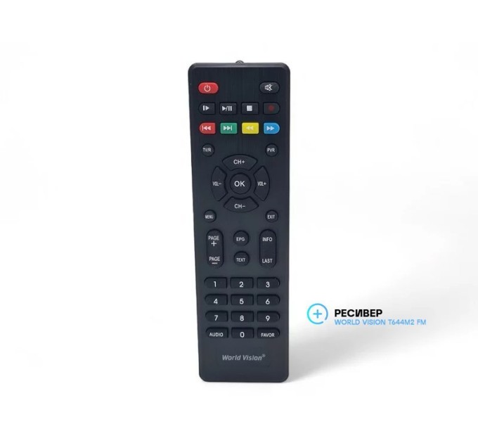 Комплект T2 World Vision T644M2 FM, Антенна Eurosky 003, 10м кабеля и штекеры