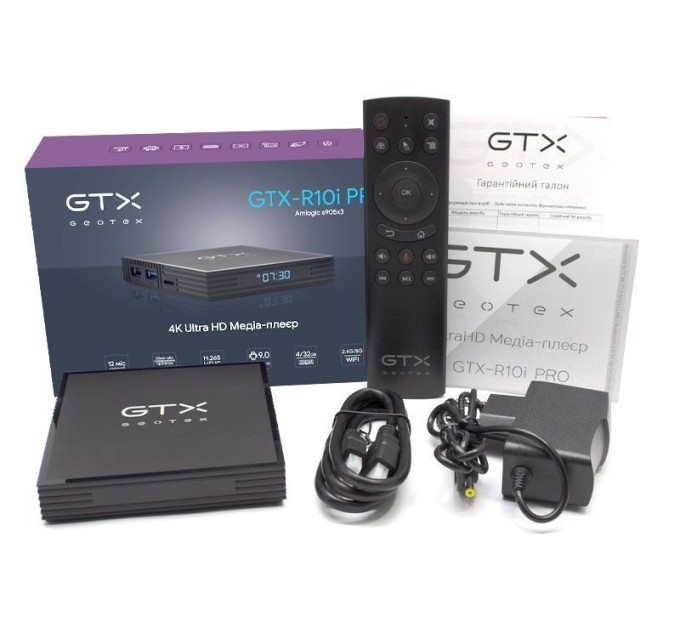 Смарт приставка Geotex GTX-R10i PRO 4/32 Голос