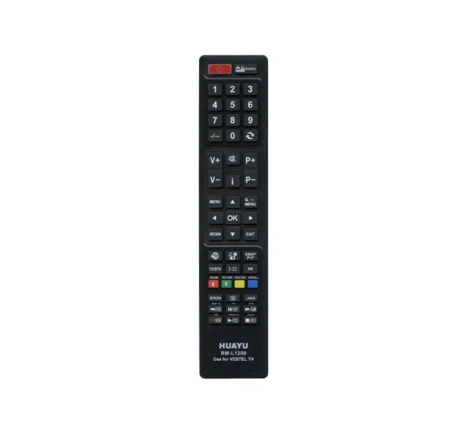 Універсальний пульт HUAYU RM-L1200 для RAINFORD, VESTEL корпус RC-4847 (ic) SHARP, ORION, HITACHI