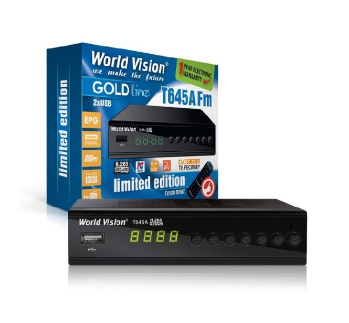 Цифровий ресивер World Vision Т645A FM