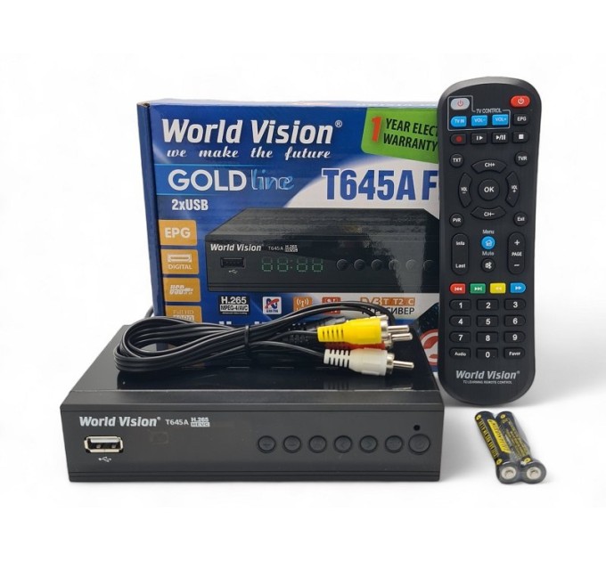 Цифровий ресивер World Vision Т645A FM