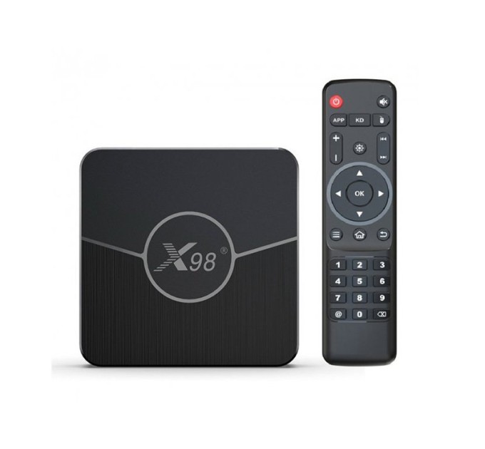Смарт ТВ приставка X98 Plus 4/64Gb (+180 днів ТВ)