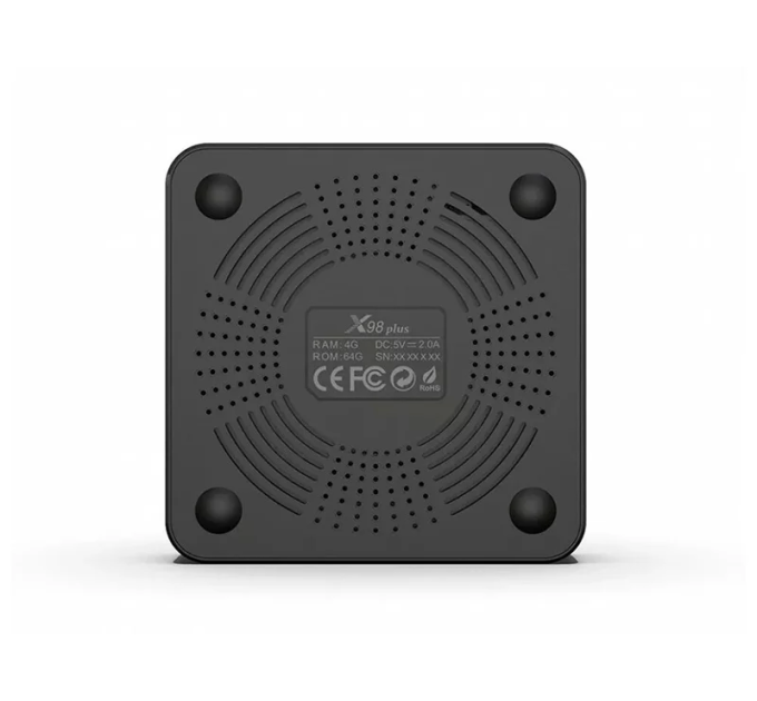 Смарт ТВ приставка X98 Plus 4/64Gb (+180 днів ТВ)