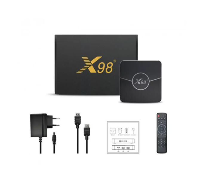 Смарт ТВ приставка X98 Plus 4/64Gb (+180 днів ТВ)
