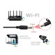 Кабель живлення від Power Bank USB 5V - DC 9V/12V універсальний для Wi-Fi роутера, що підвищує з перемикачем напруги (3.5 х 1.35 та 5.5 х 2.55)