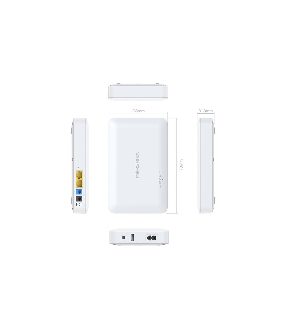 Marsriva KP6 — вигляд спереду