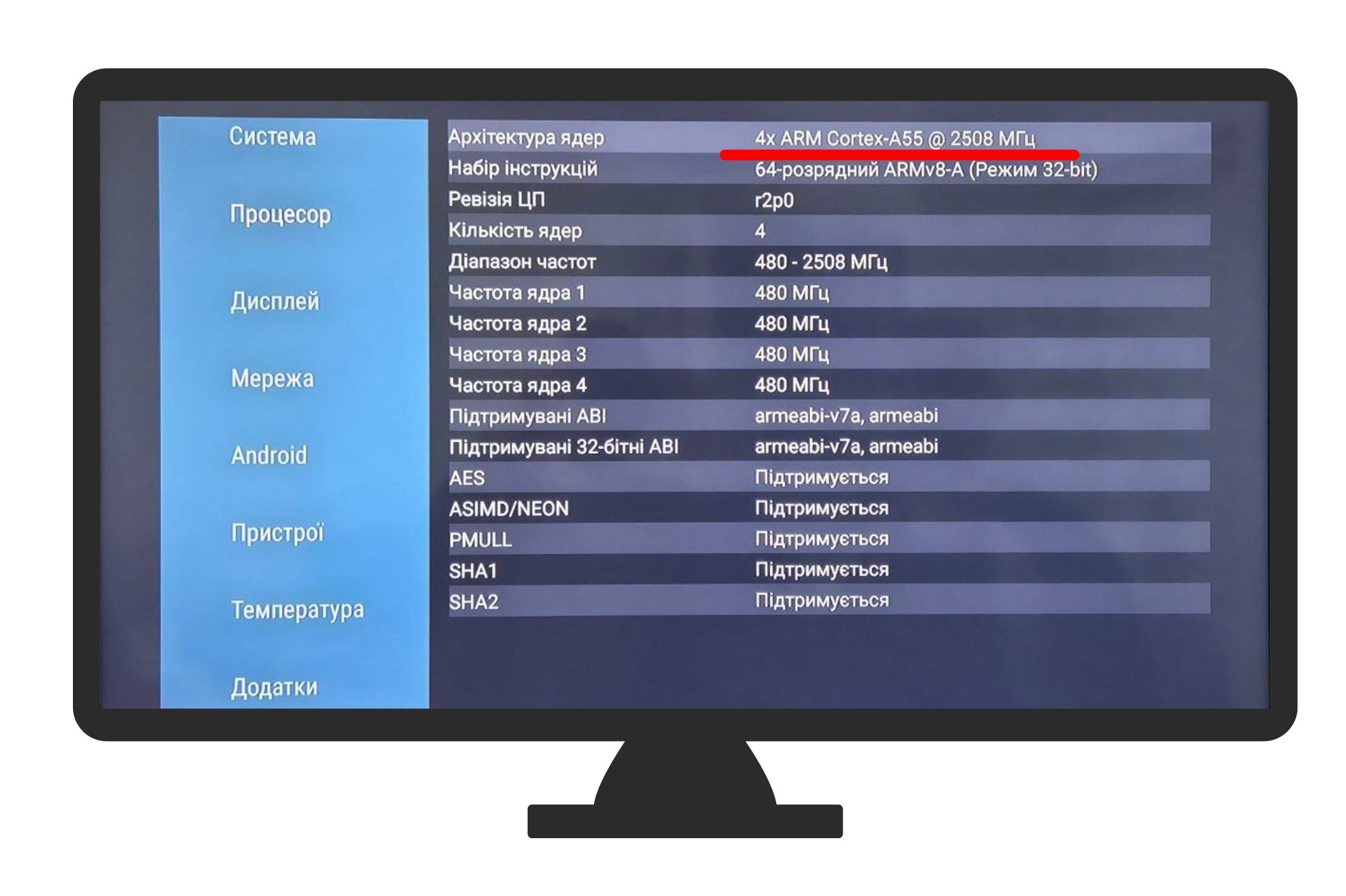 AIDA64 може неправильно визначати підробку Xiaomi Mi Box S