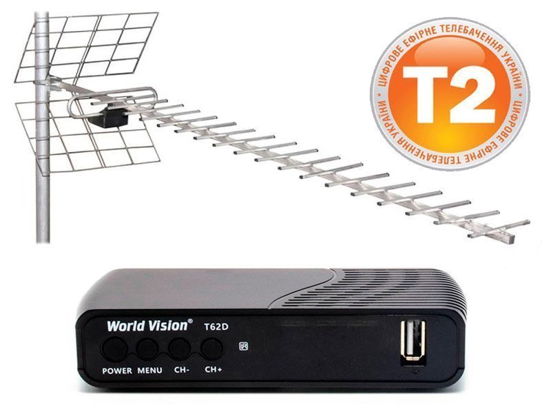 satmaster World Vision T62D + Антена Energy SRT 19