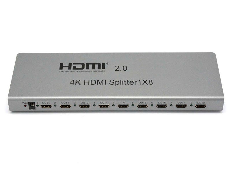 satmaster 1X8 HDMI 2.0 HDMI Splitter 4K