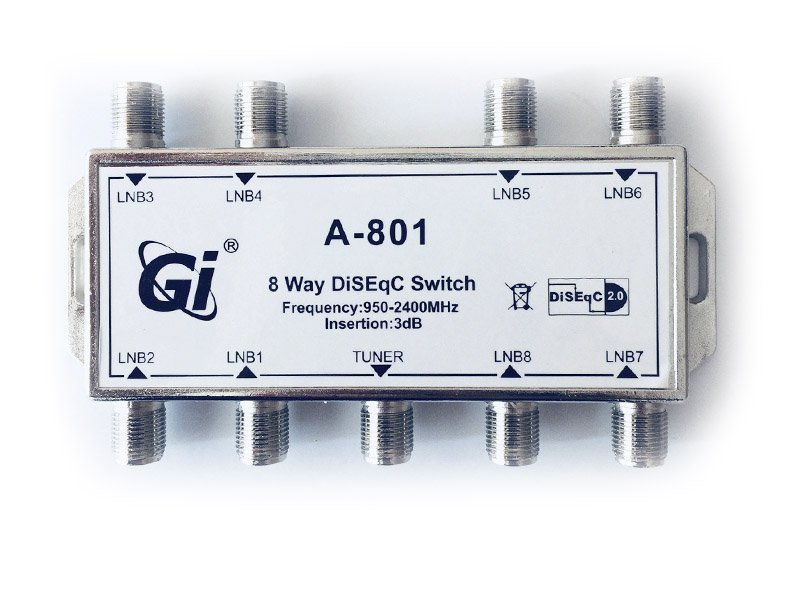 satmaster DiSEqC Switch 8x1 Gi A-801