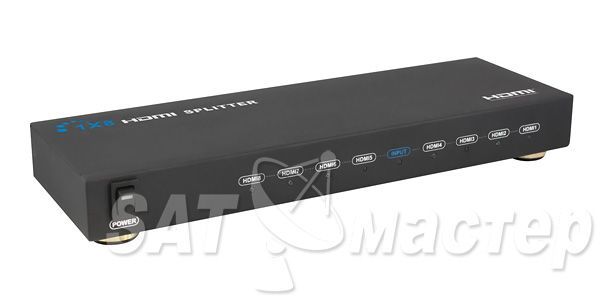 satmaster HDMI Spliter 1х8 виходів LenKeng LKV318