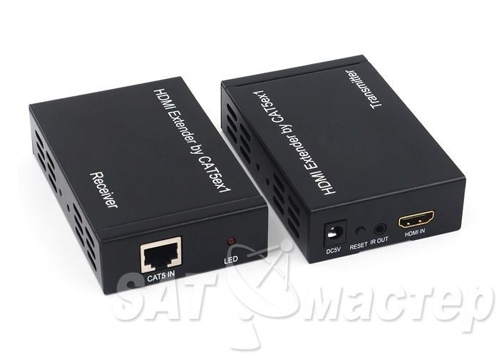 satmaster HDMI+IR Extender over IP Ethernet (100m) ST-S100IR